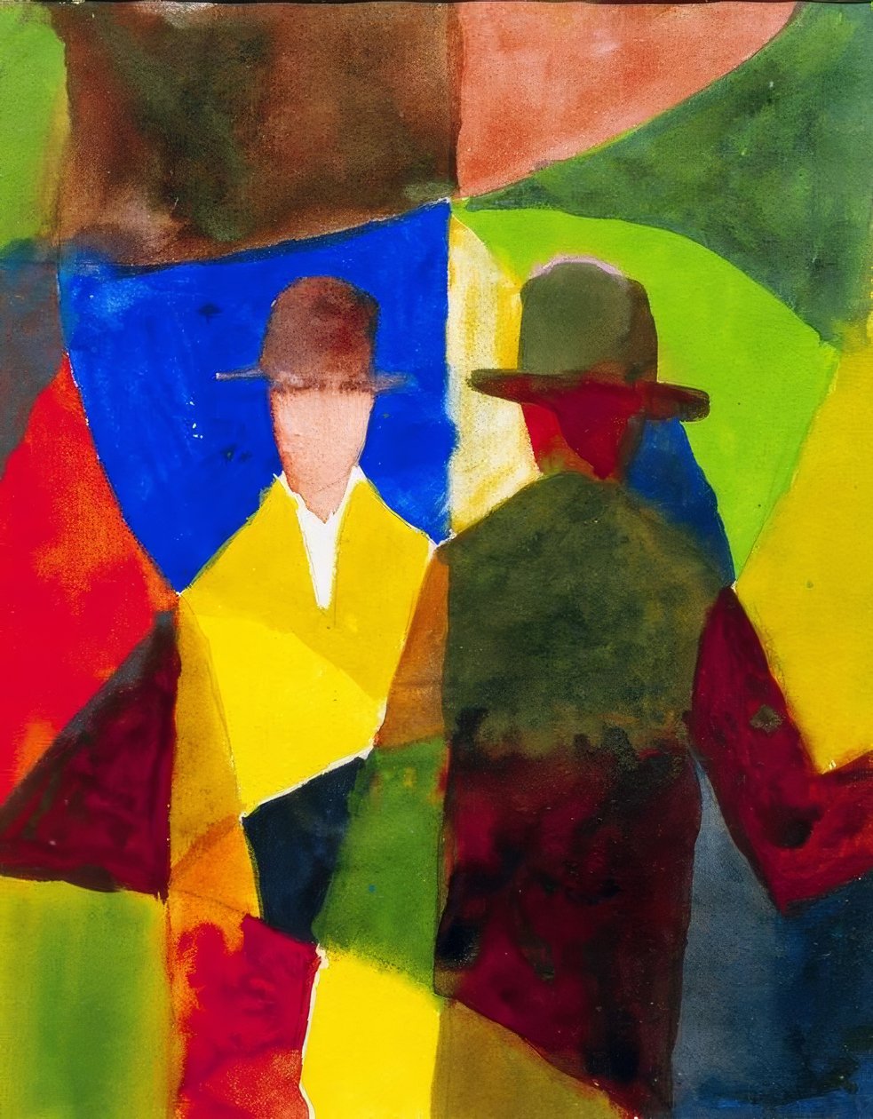 Spiegelkuva Schaufensteristä tekijältä August Macke
