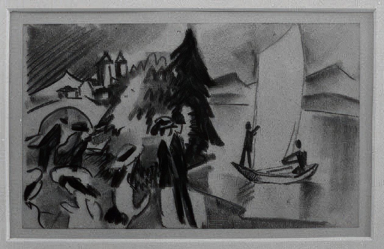 Keltaisten purjeiden tutkimus tekijältä August Macke