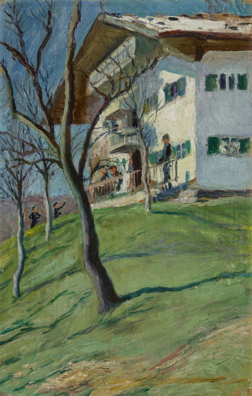 Pieni talomme Tegernseessä tekijältä August Macke