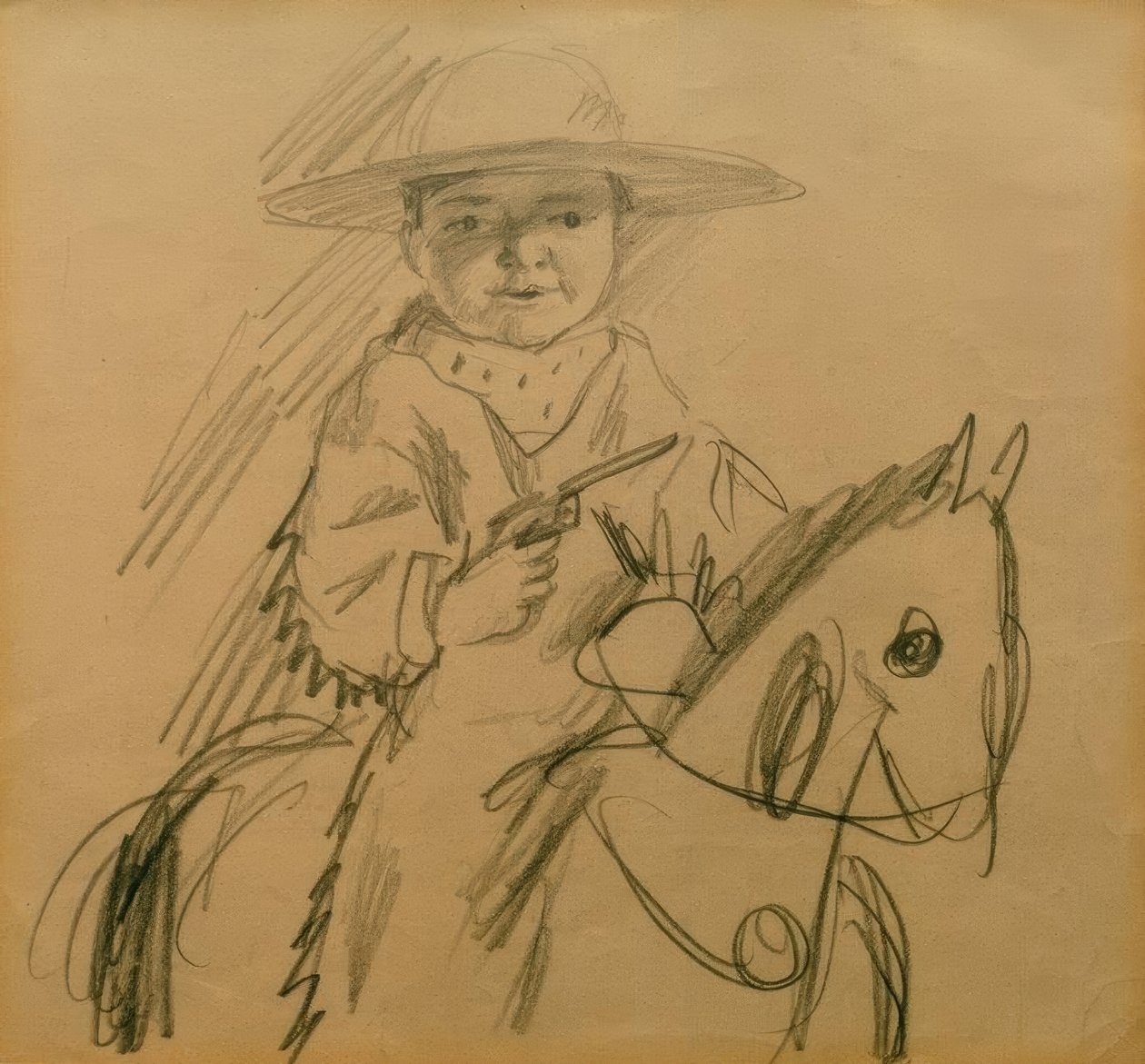 Walter als Cowboy tekijältä August Macke