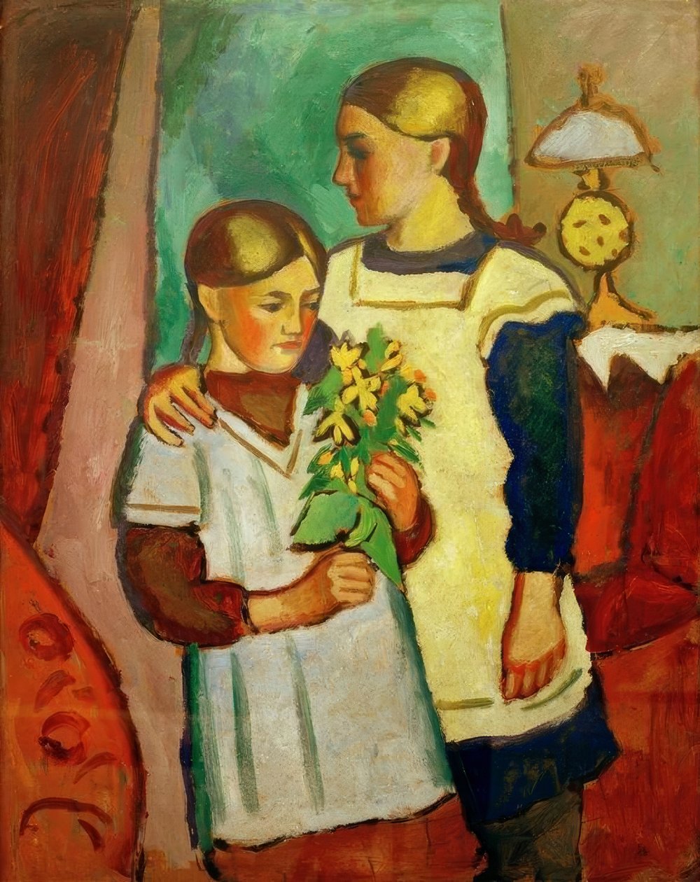 Zwei Schwestern tekijältä August Macke