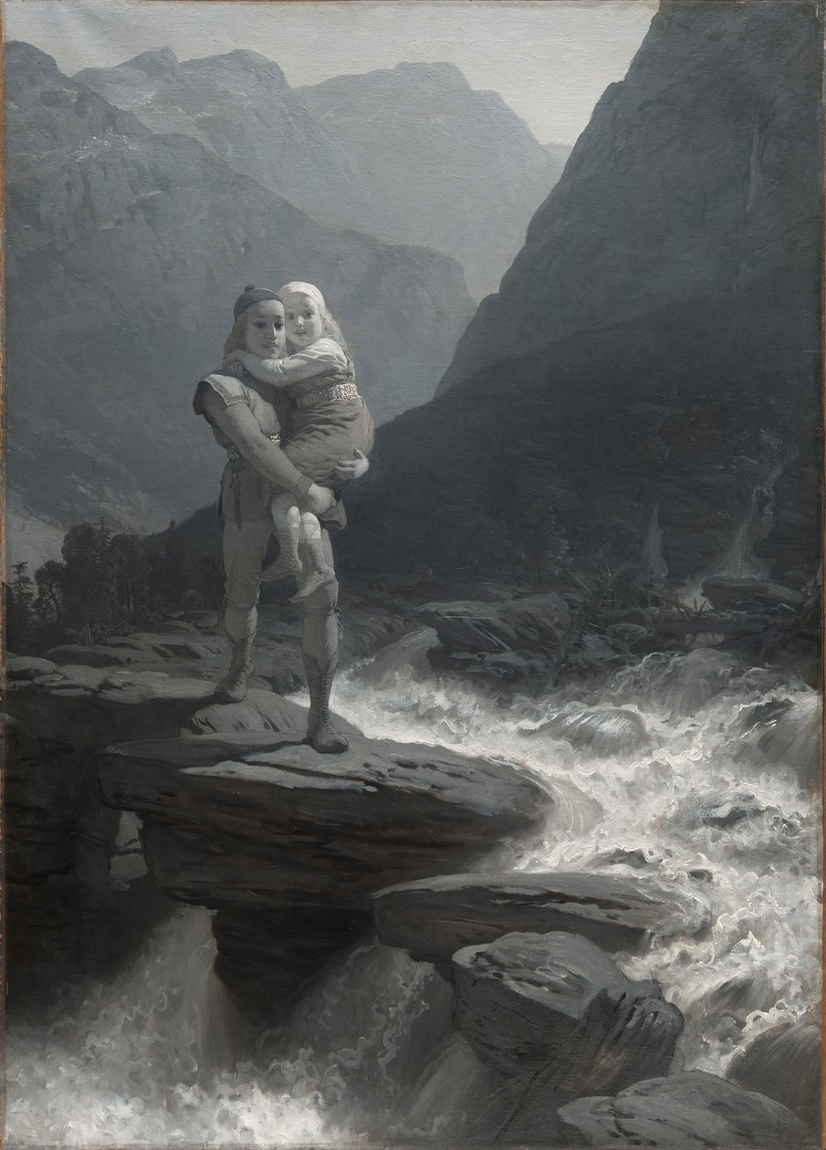 Frithiofin saaga: Frithiof ja Ingeborg, 1880-luku. tekijältä August Malmström