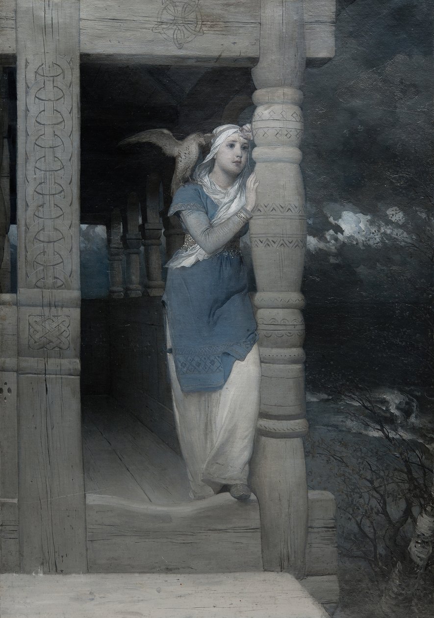 Frithiofin saaga: Ingeborgin valitus, 1880-luku. tekijältä August Malmström
