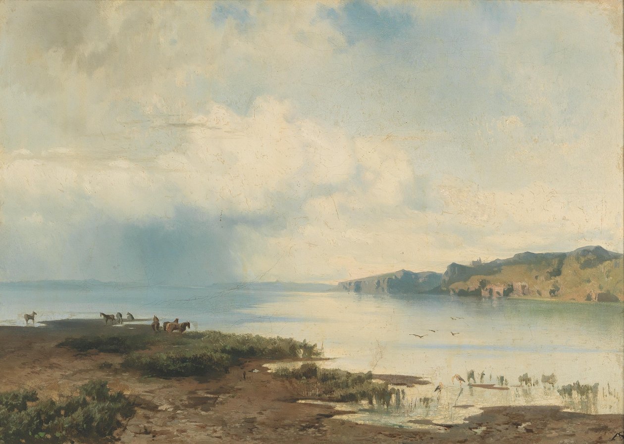 Saksa: Hevoset rannikolla tekijältä August Schaeffer von Wienwald