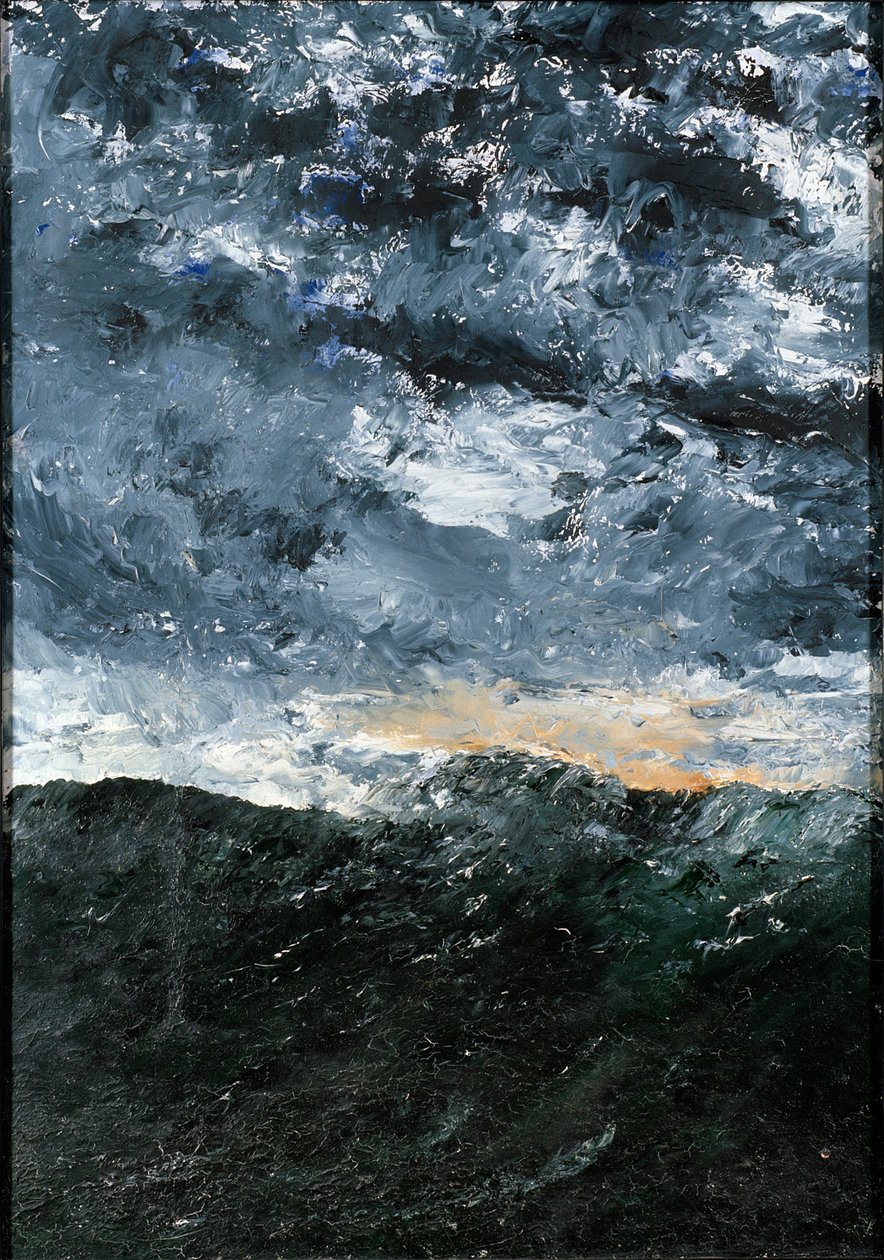Maisema, merimaisema: Vågen VIII (Aalto VIII) tekijältä August Strindberg
