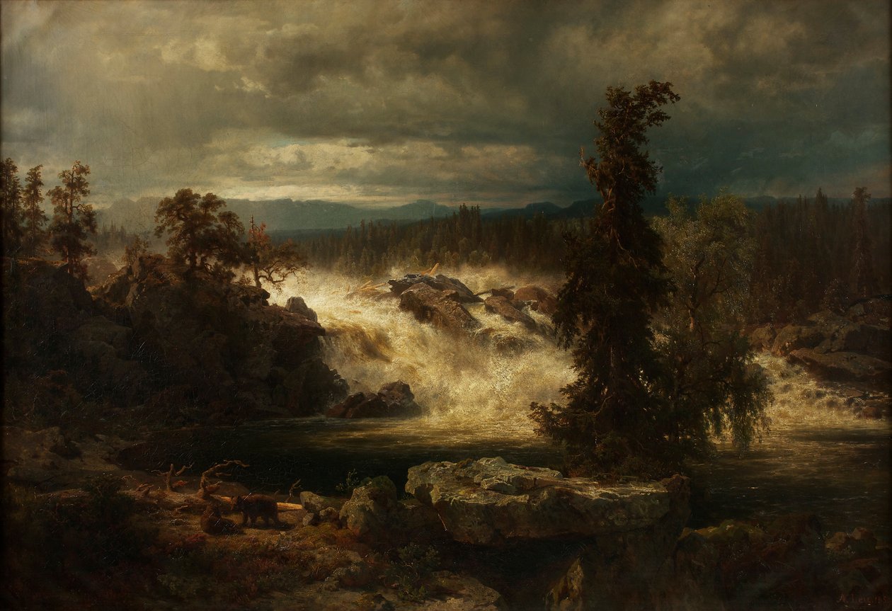 Les caigudes del treball a Kongsberg a Noruega finlandès tekijältä August Wilhelm Leu