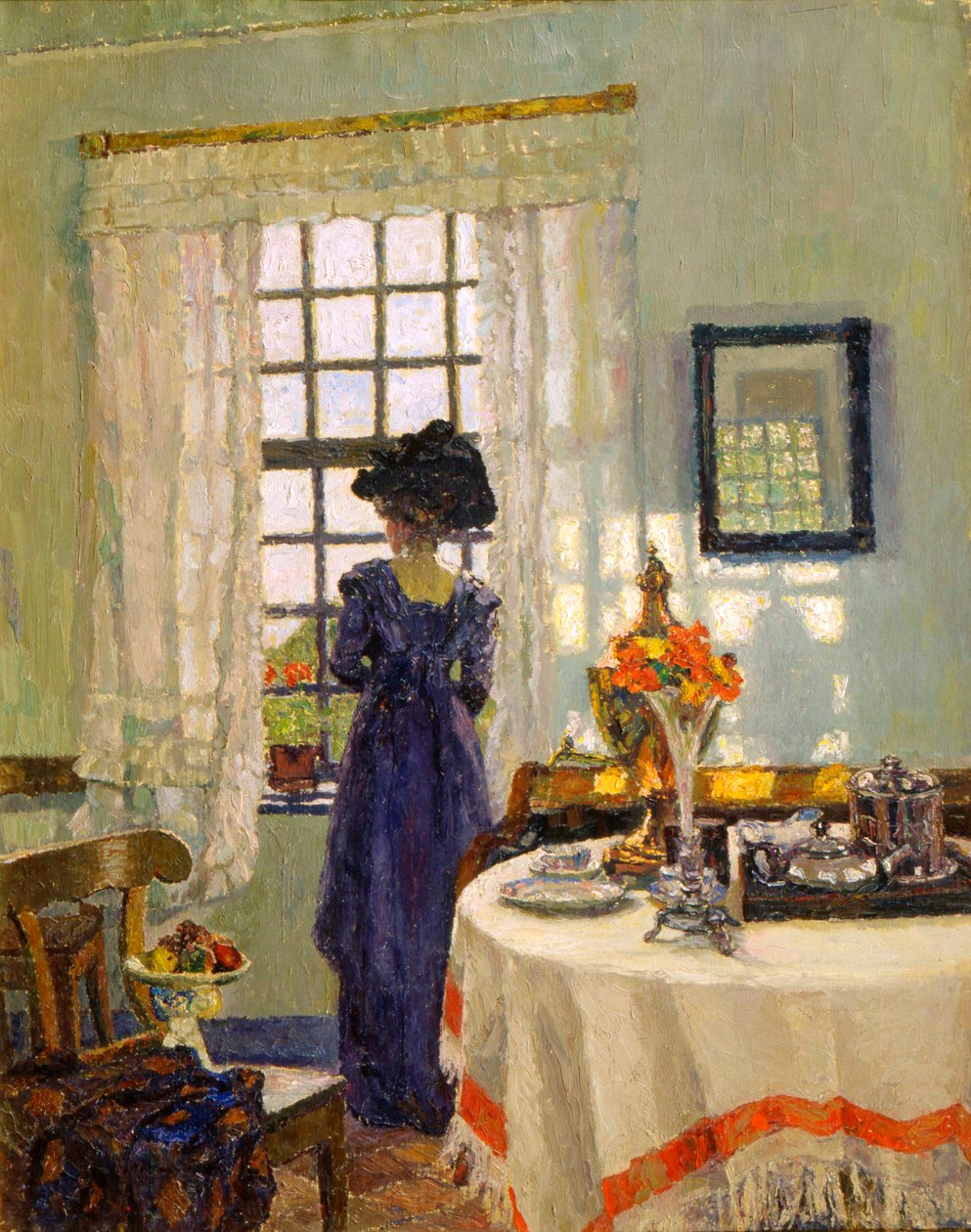 "Woman at the Window", 1800-luvun loppu tai 1900-luvun alku tekijältä August von Brandis