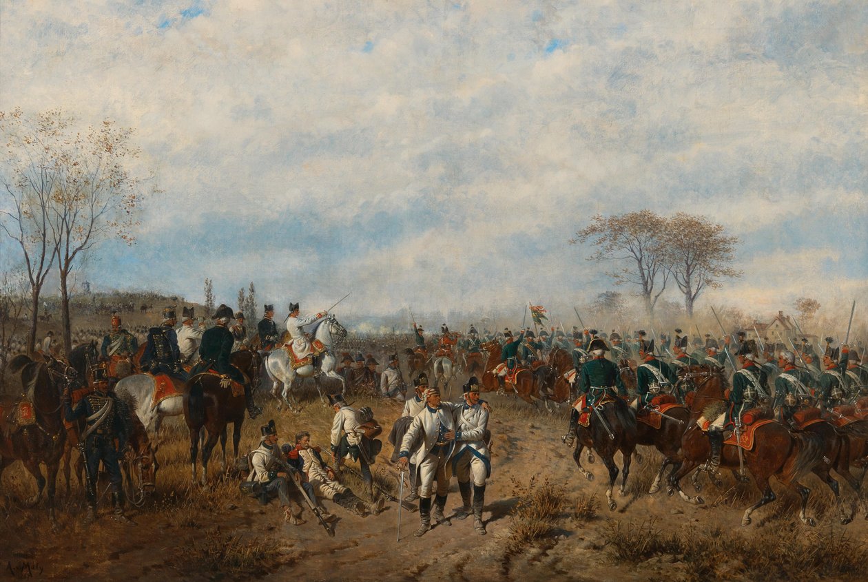 August von Maly Arkkiherttua Karl Aldenhovenin taistelussa tekijältä August von Maly