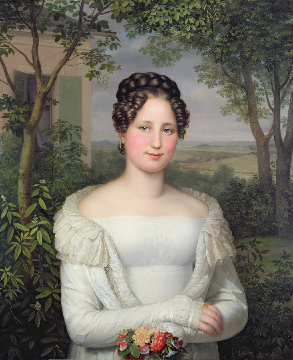 Frau Horstmannin muotokuva, 1822 tekijältä August von der Embde