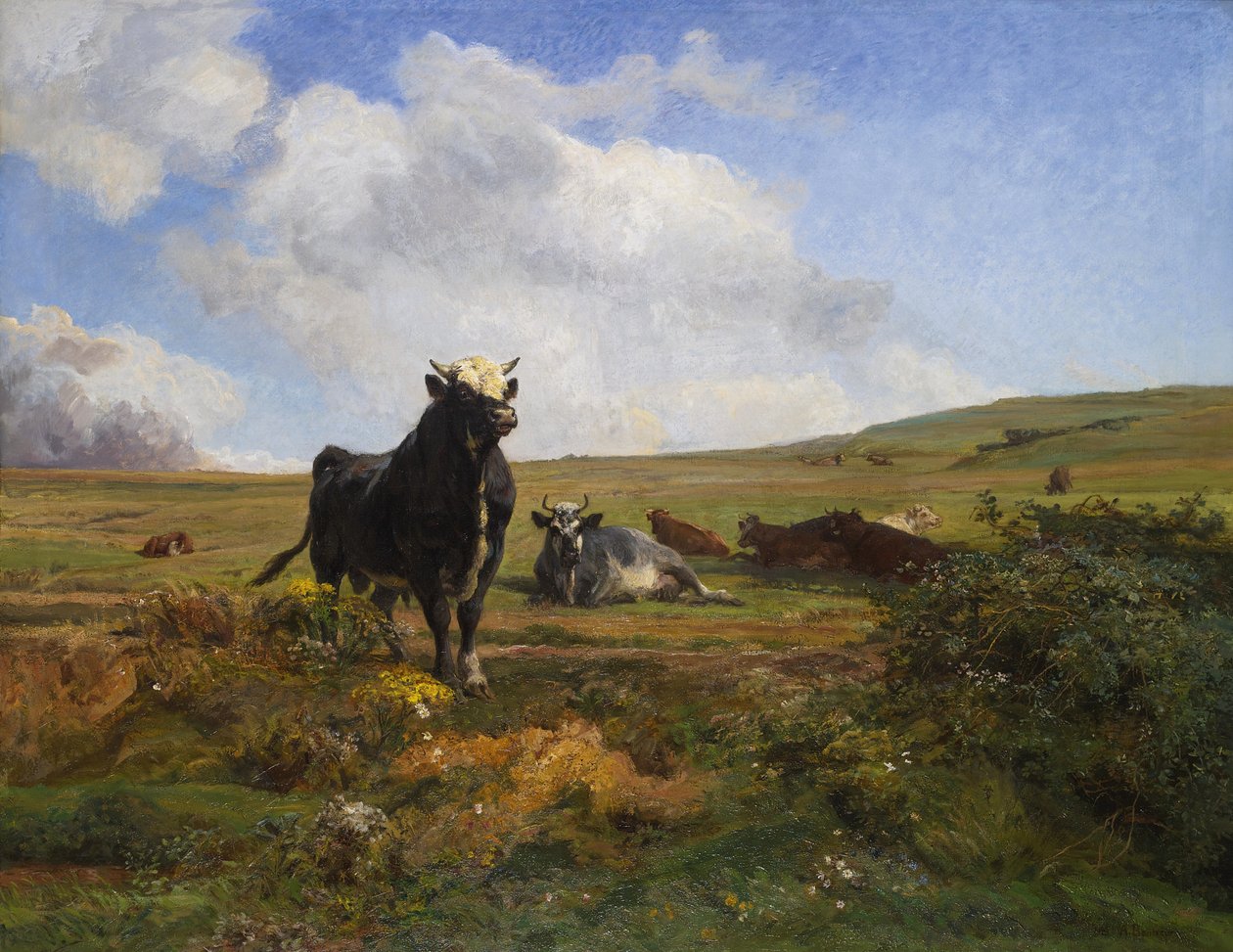 Lauman johtaja tekijältä Auguste Francois Bonheur