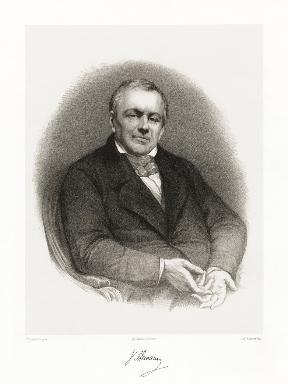 Abel François Villemain, 1865-66 tekijältä Auguste Charles Lemoine