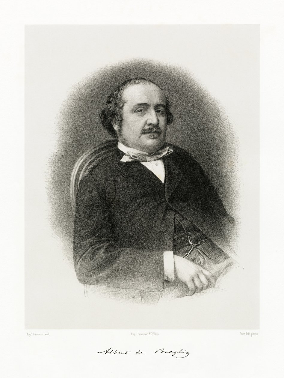 Jacques Victor Albert, prinssi de Broglie, 1865-66 tekijältä Auguste Charles Lemoine