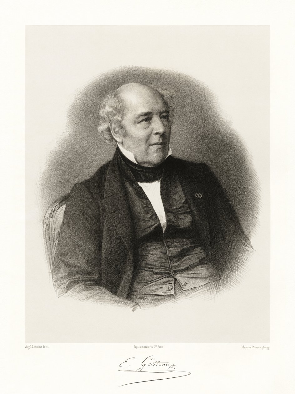 Jacques Édouard Gatteaux, 1865-66. tekijältä Auguste Charles Lemoine