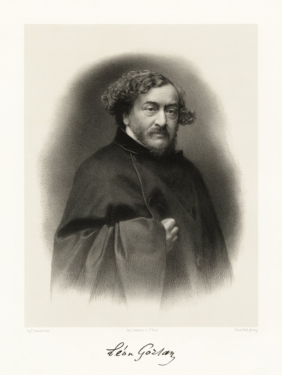 Léon Gozlan, 1865-66 tekijältä Auguste Charles Lemoine