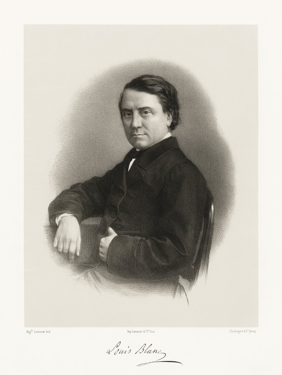 Louis Blanc, 1865-66 tekijältä Auguste Charles Lemoine