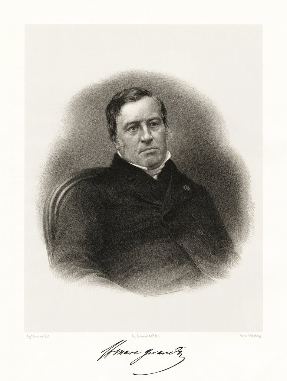 Saint-Marc Girardin, 1865-66 tekijältä Auguste Charles Lemoine