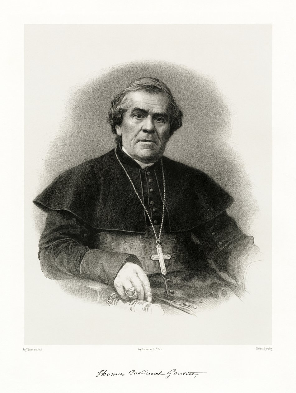 Thomas Marie Joseph Gousset, 1865-66 tekijältä Auguste Charles Lemoine