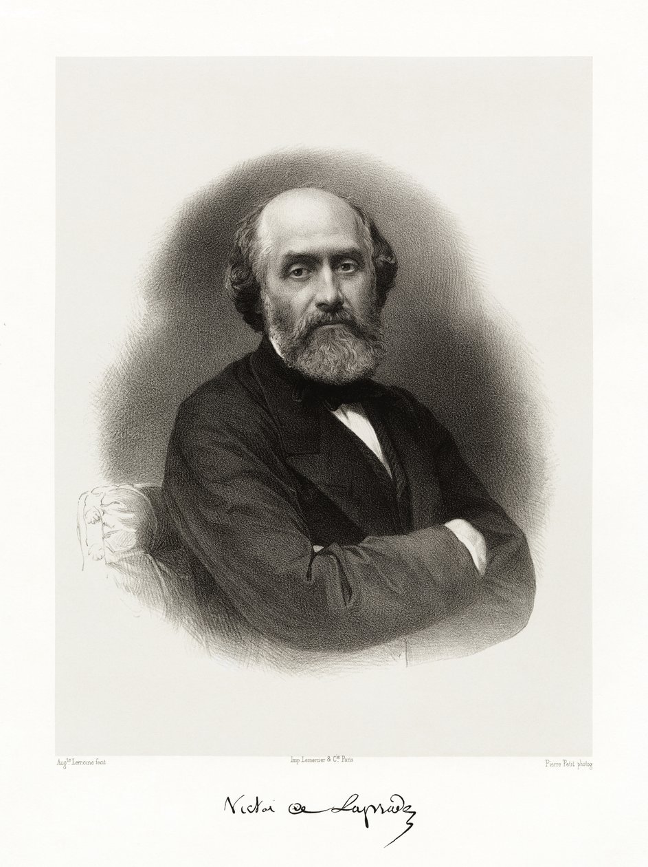 Victor de Laprade, 1865-66 tekijältä Auguste Charles Lemoine