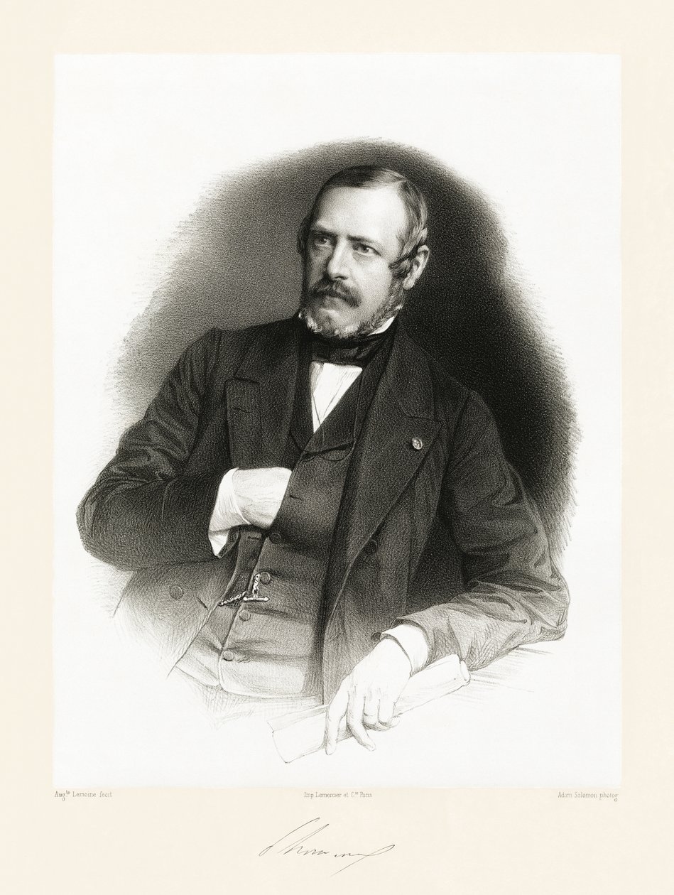 Édouard Antoine de Thouvenel, 1865-66. tekijältä Auguste Charles Lemoine