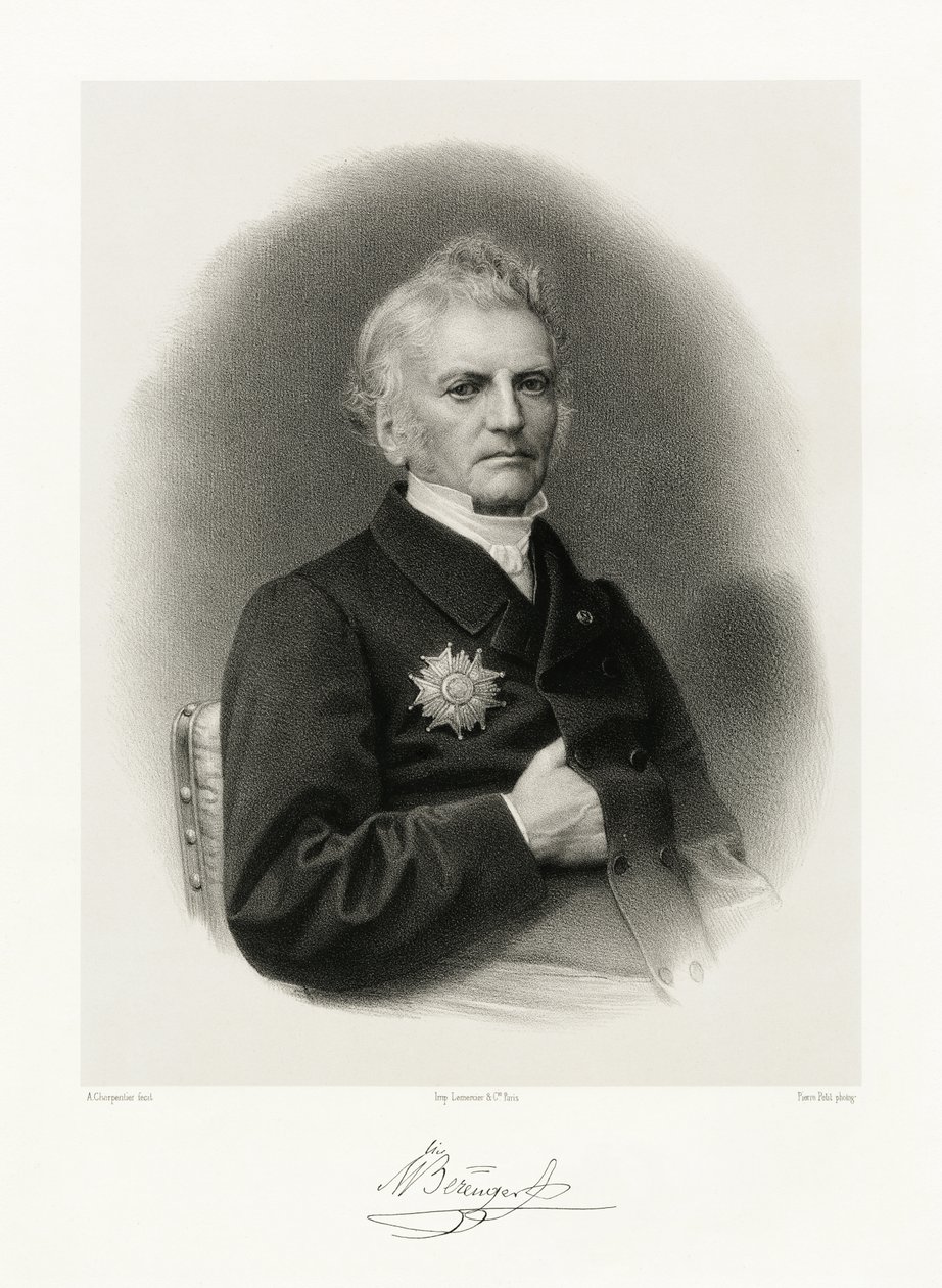 Alphonse Marie Marcellin Thomas Bérenger, 1865-66 tekijältä Auguste Charpentier