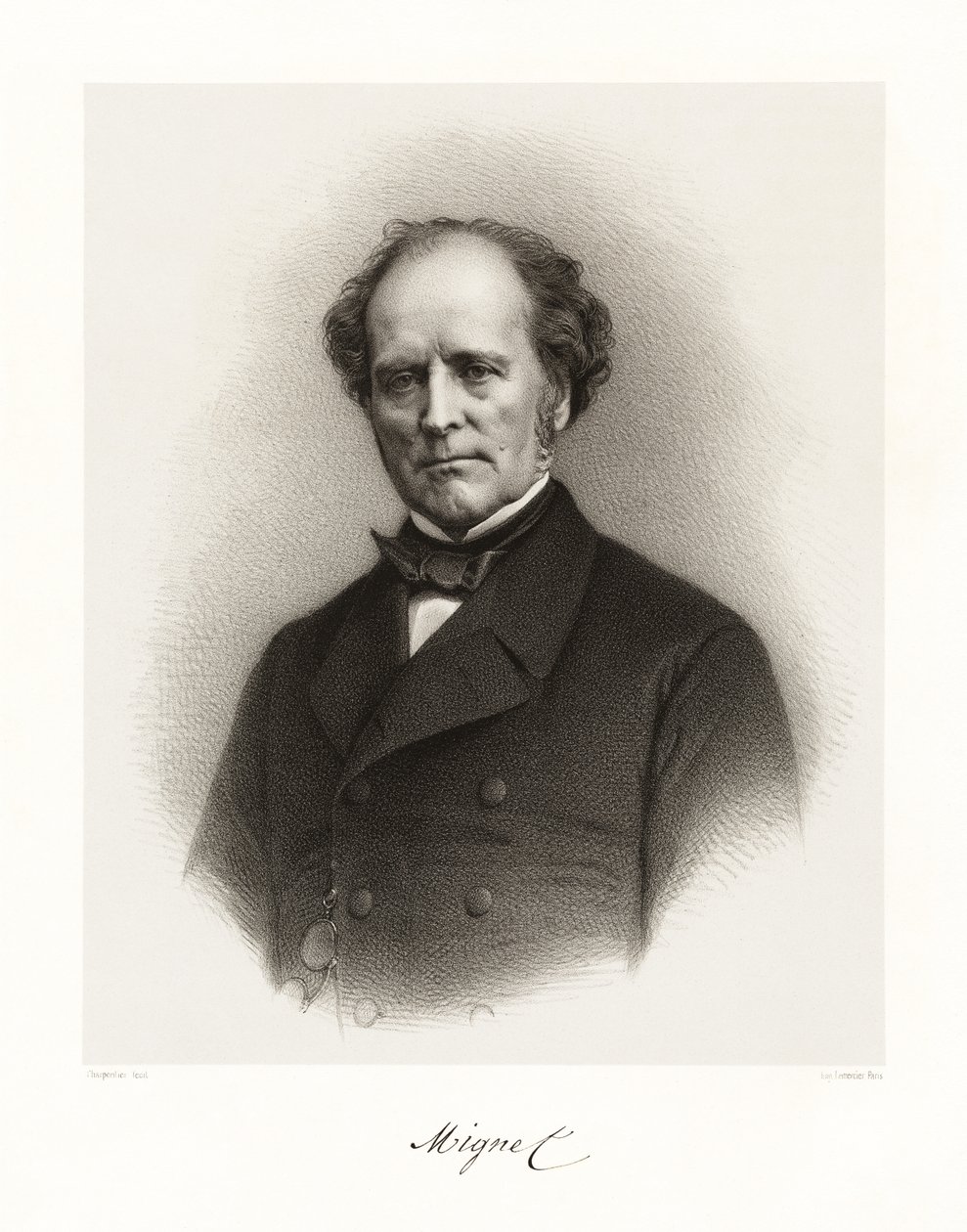 François Auguste Alexis Mignet, 1865-66 tekijältä Auguste Charpentier