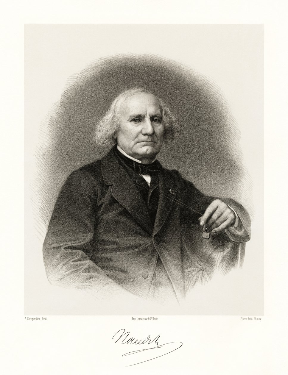 Joseph Naudet, 1865-66 tekijältä Auguste Charpentier