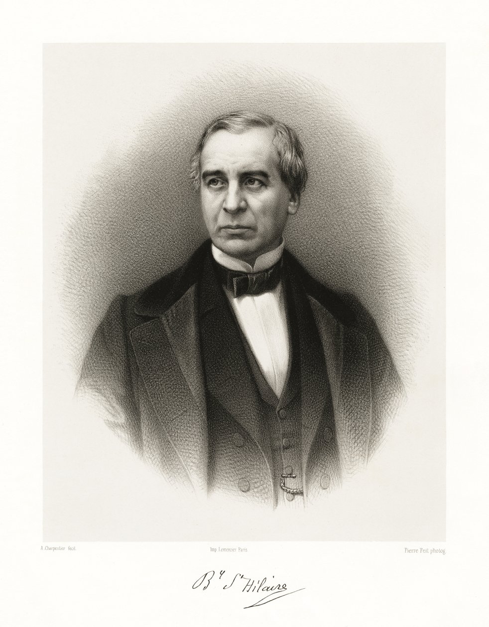 Jules Barthélemy-Saint-Hilaire, 1865-66 tekijältä Auguste Charpentier