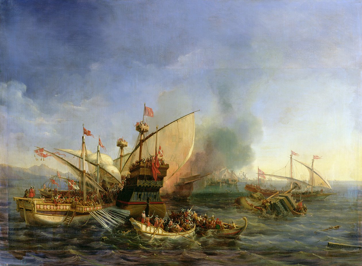 Episkopin meritaistelu 1323, 1841 tekijältä Auguste Etienne Francois Mayer