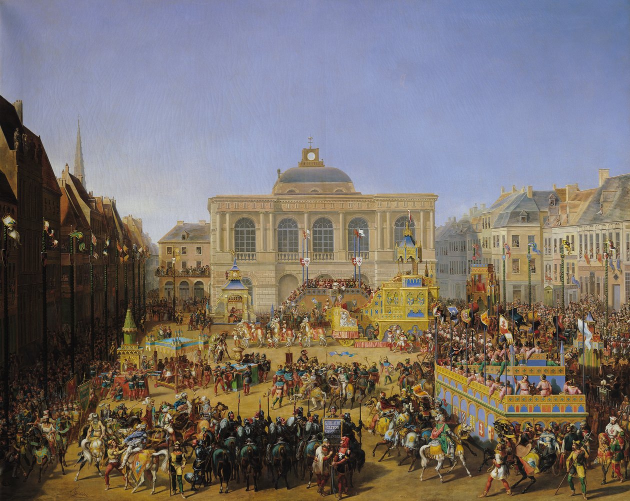 Kermesse Saint-Omerissa vuonna 1846 tekijältä Auguste Jacques Regnier