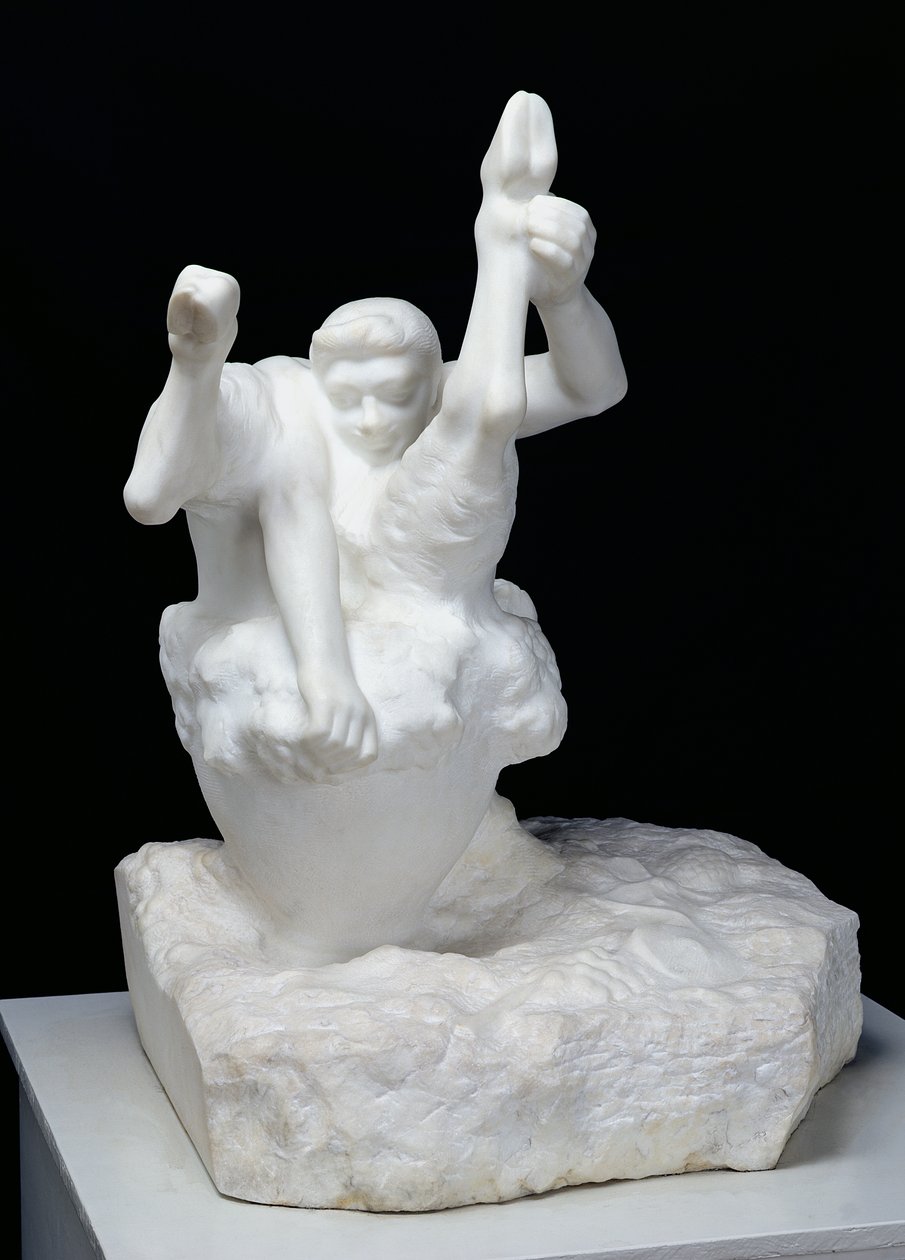 Bacchus altaalla, 1904 (marmori) tekijältä Auguste Rodin