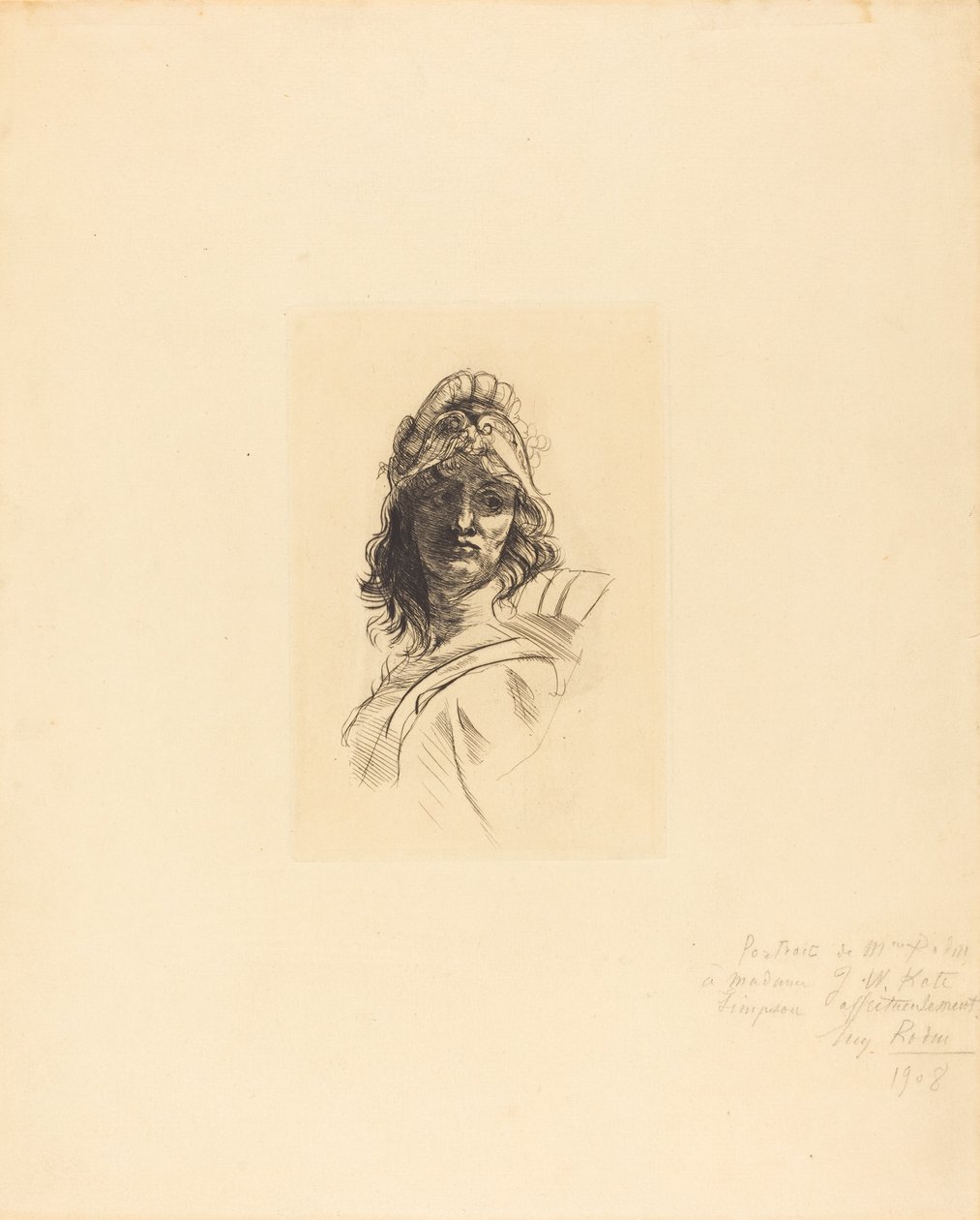 Buste de Bellone tekijältä Auguste Rodin