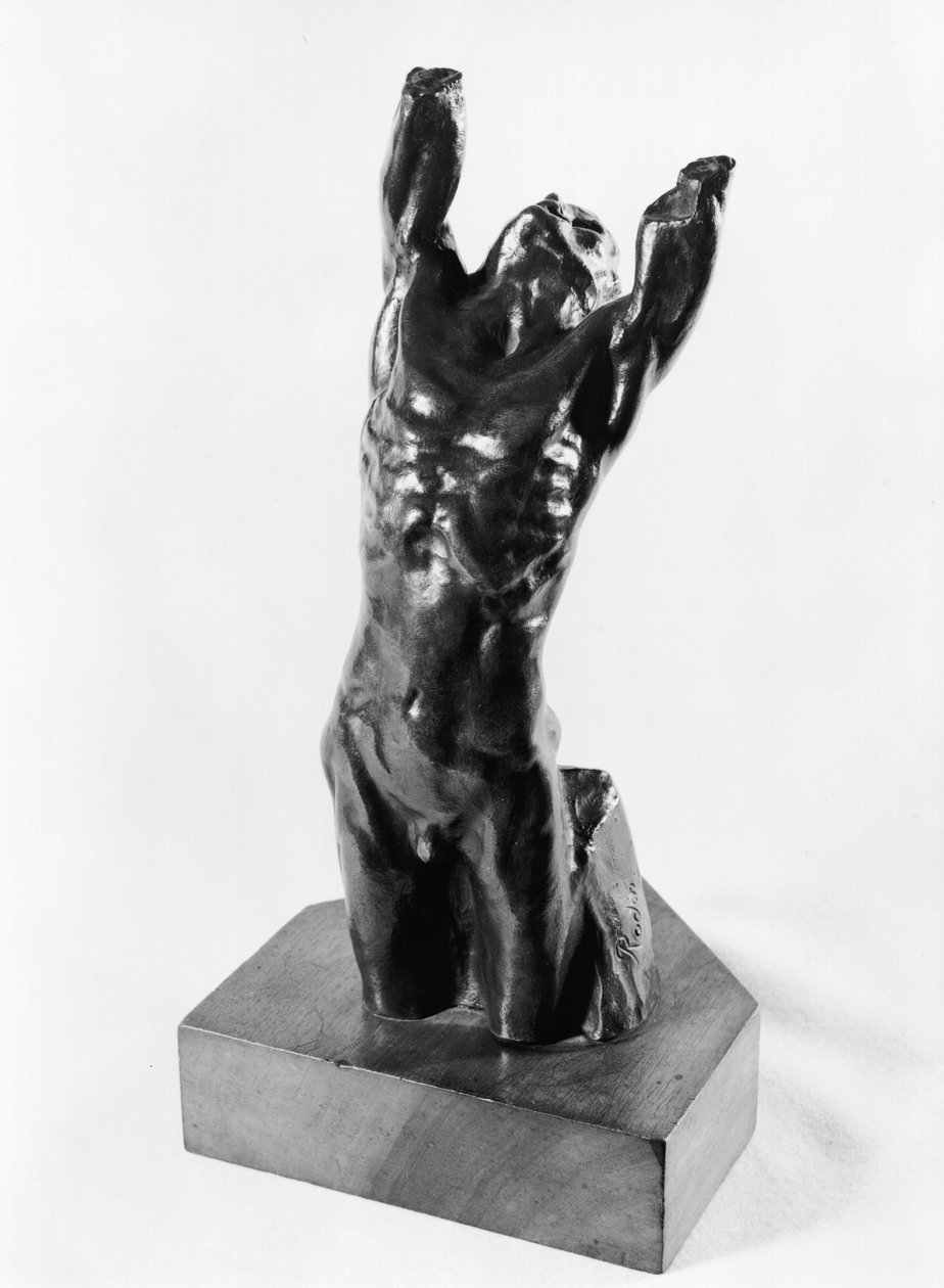 Desperate Adolescent eli Narcissus, 1885-90 (pronssi) tekijältä Auguste Rodin