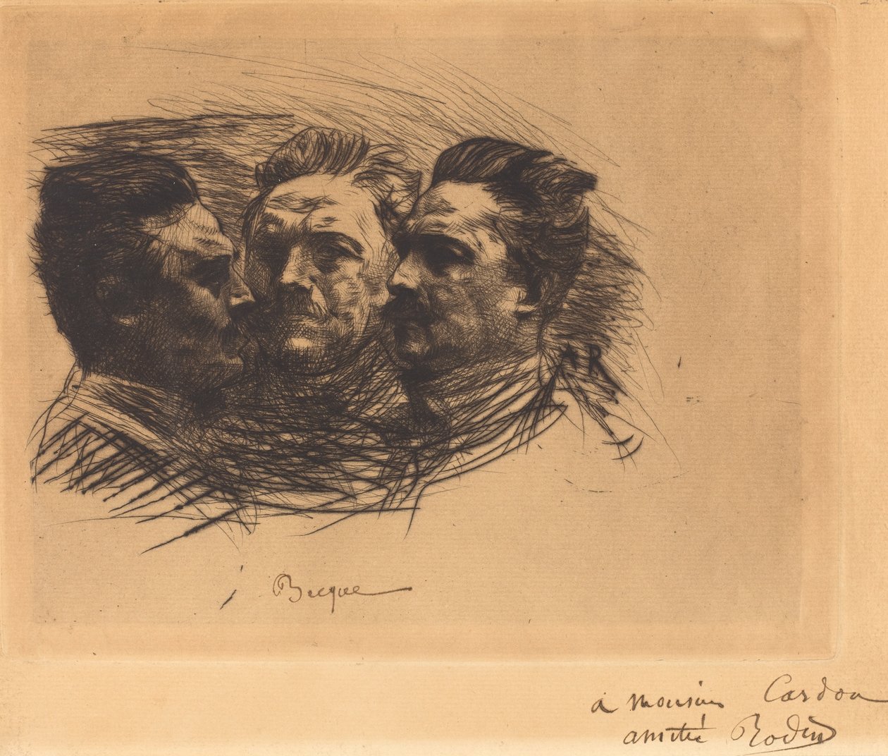 Henri Becque tekijältä Auguste Rodin