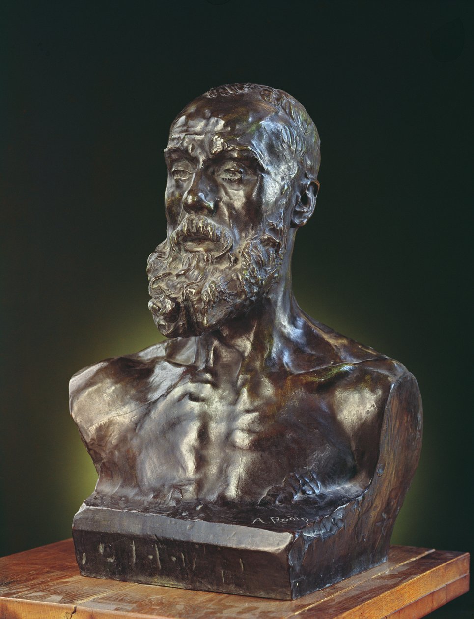 Jean-Paul Laurens, 1881 (pronssi) tekijältä Auguste Rodin