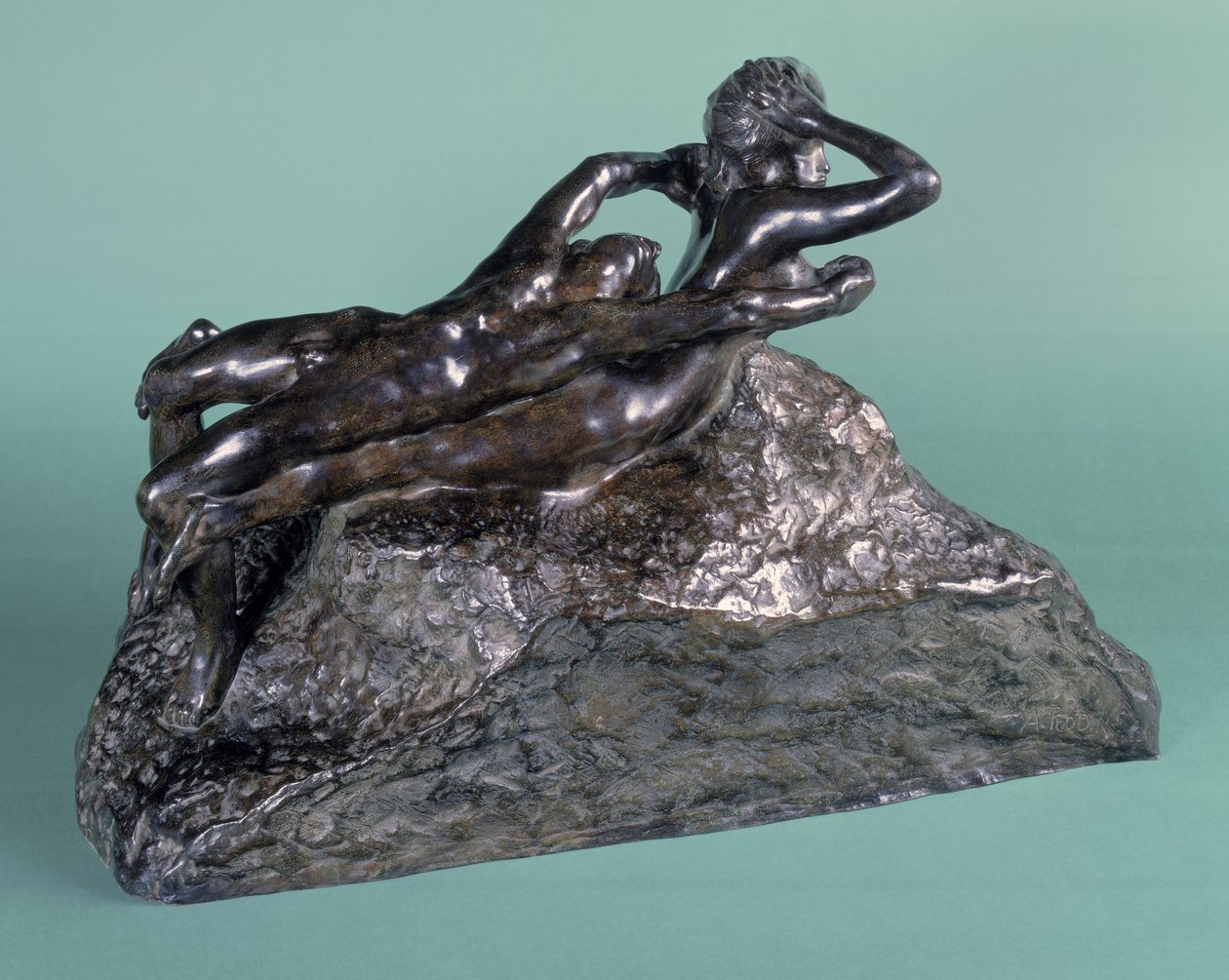 Love Fleeing, 1883-84 (pronssi) tekijältä Auguste Rodin