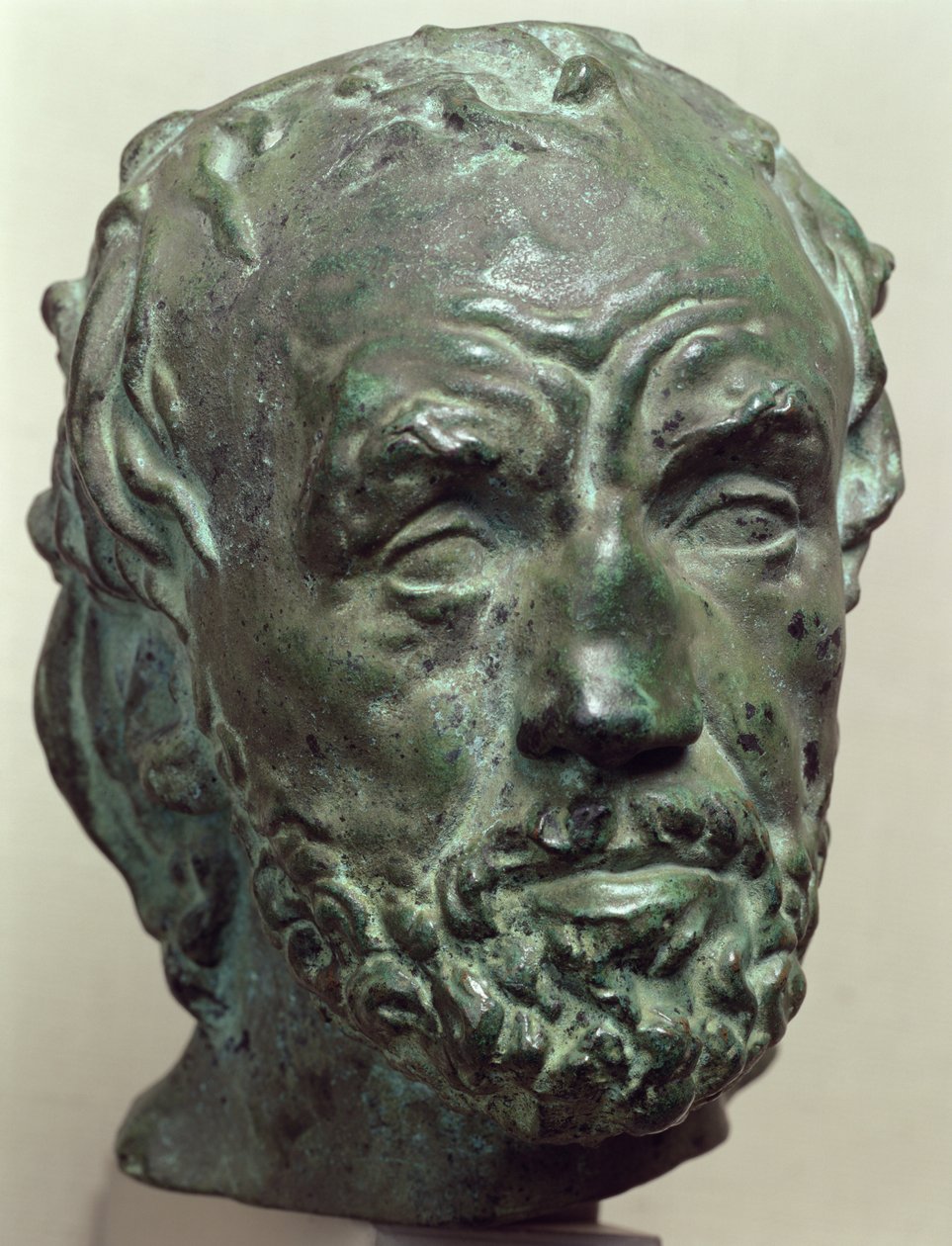 Mies murtunut nenä, 1863-64 (pronssi) tekijältä Auguste Rodin