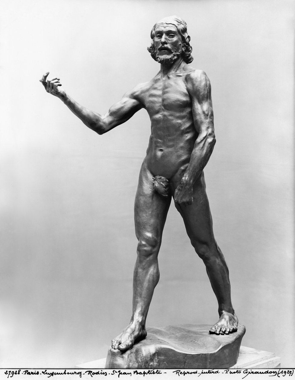 Pyhä Johannes Kastaja, 1878-80 (katso myös 279788) (pronssi) tekijältä Auguste Rodin