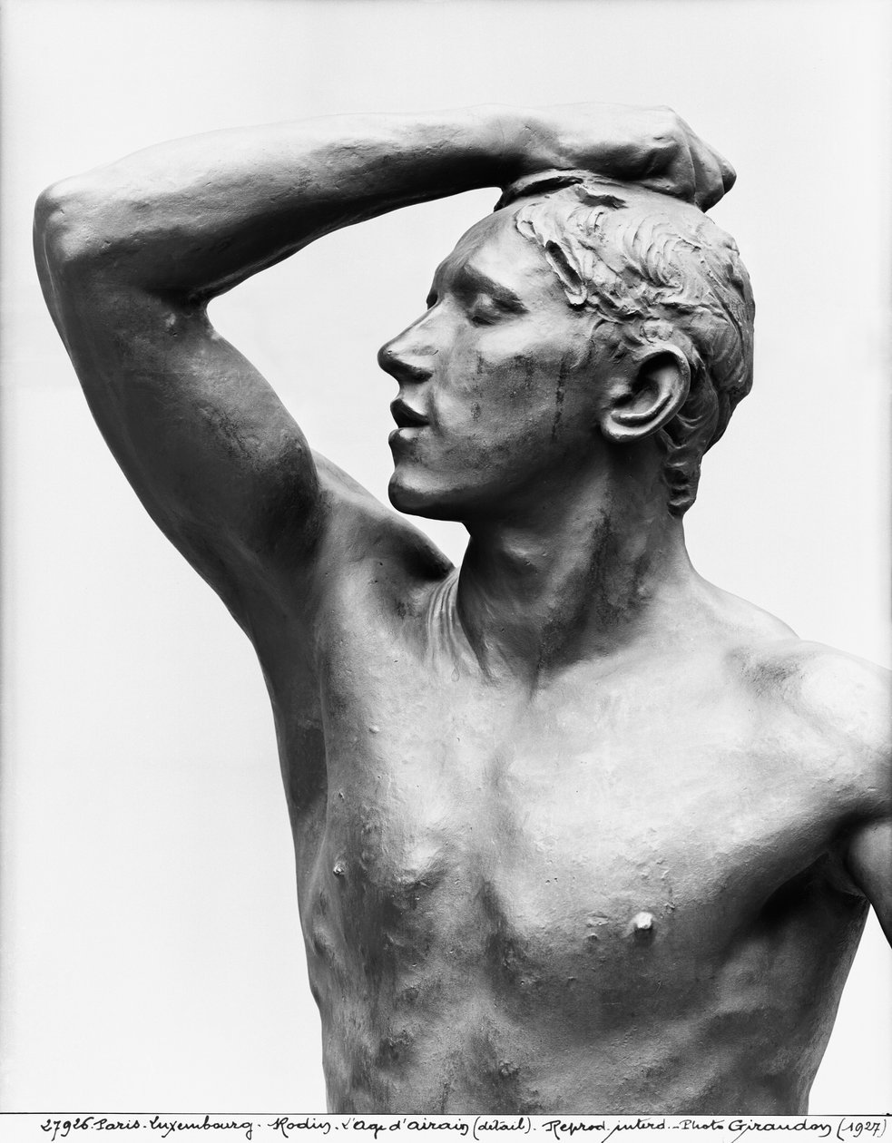 Pronssikausi, vuoden 1877 jälkeen (pronssi) (yksityiskohta) tekijältä Auguste Rodin