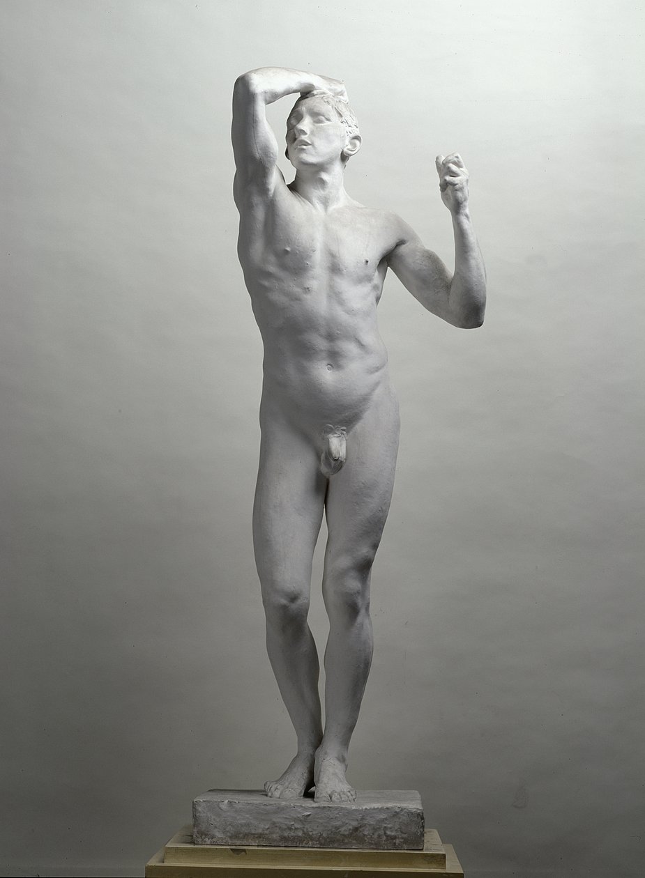 Pronssikausi, n. 1877 (kipsi) tekijältä Auguste Rodin