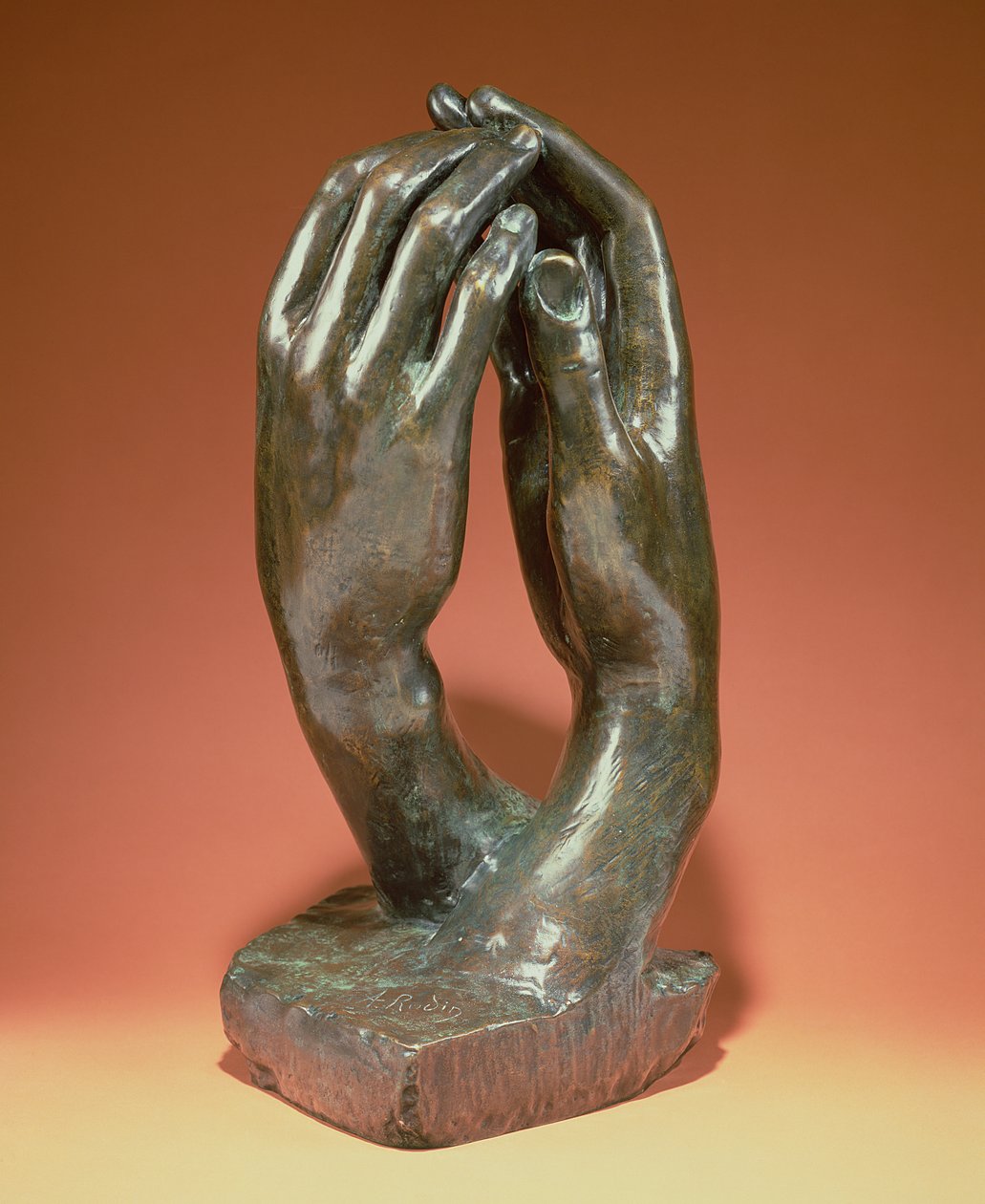 Salaisuus, n.1910 (pronssi) (ks. myös 167161) tekijältä Auguste Rodin