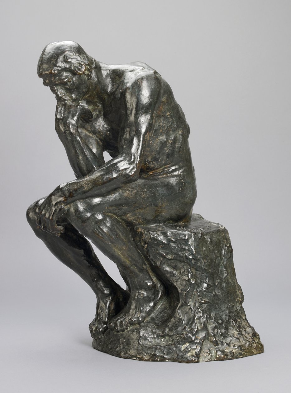 Ajattelija (pronssi) tekijältä Auguste Rodin