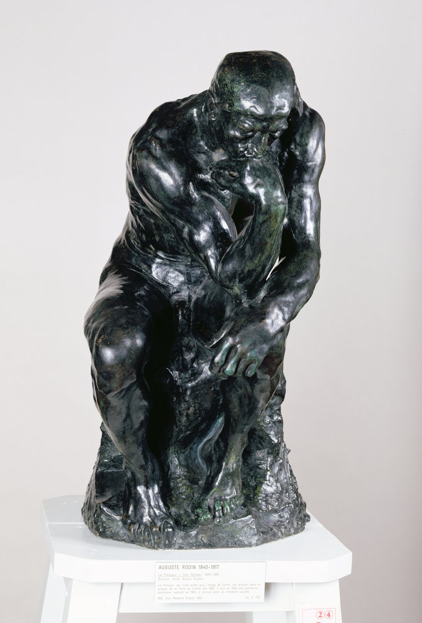 The Thinker, 1880 (pronssi) (katso myös 116464, 158431) tekijältä Auguste Rodin