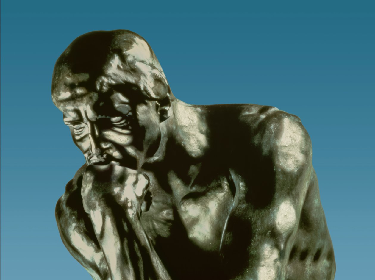 Ajattelija, 1881 (pronssi) (yksityiskohta) tekijältä Auguste Rodin