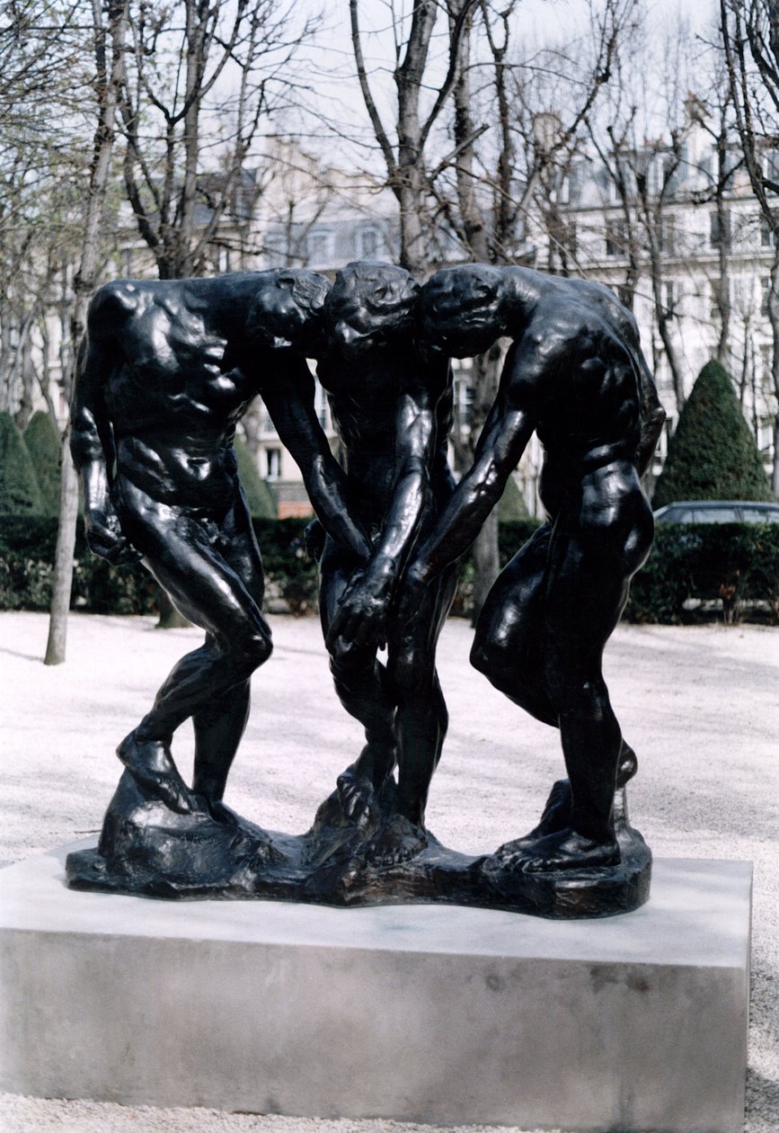 Kolme sävyä, 1881 (pronssi) tekijältä Auguste Rodin