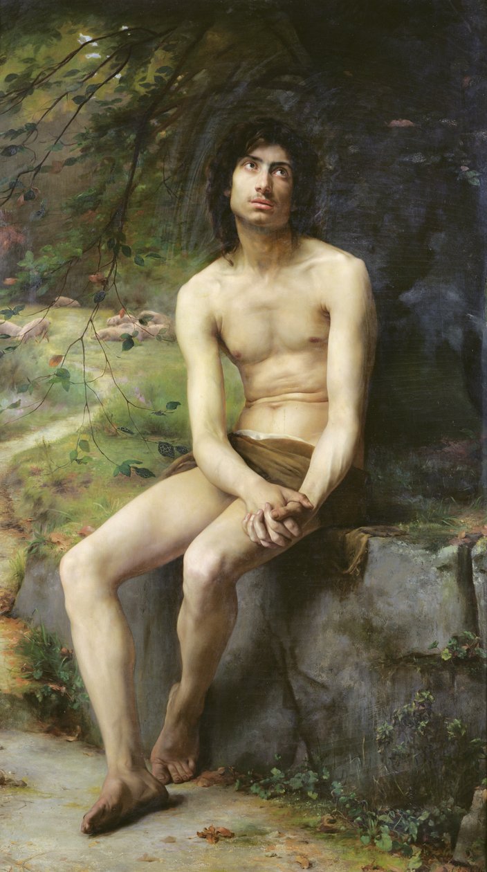 Tuhlaajapojan parannus, 1883 tekijältä Auguste Rousselin
