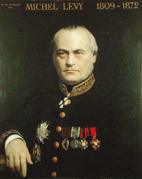 Michel Levy (1809-72) 1893 (öljy kankaalle) tekijältä Auguste Alexandre Hirsch