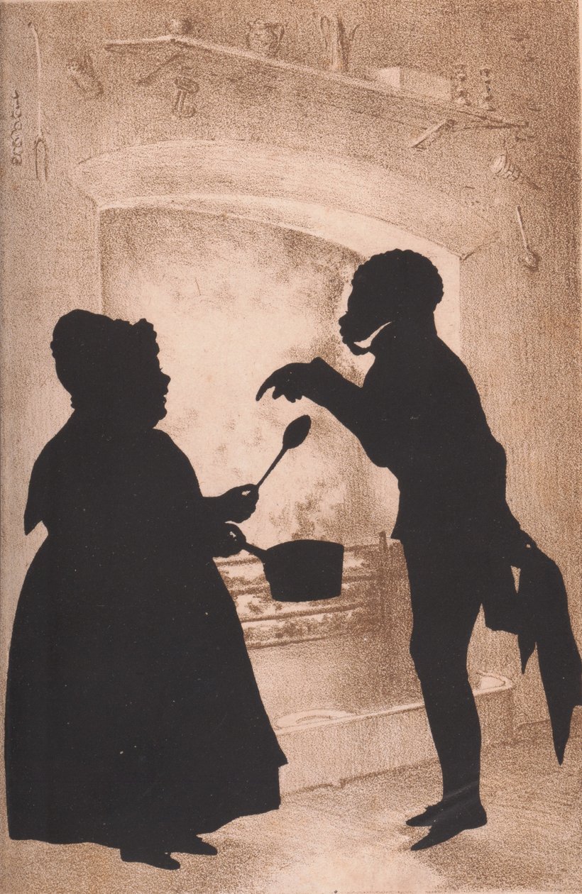 Trakaatti siluettien kaltaisista, 1835. tekijältä Auguste Amant Constant Fidele Edouart