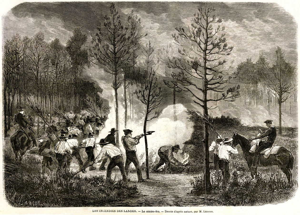 Osavaltioiden suuri tuli, vastatuli tekijältä Auguste Andre Lancon