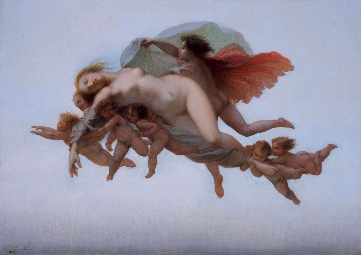 Psyche, 1856 tekijältä Auguste Barthelemy Glaize