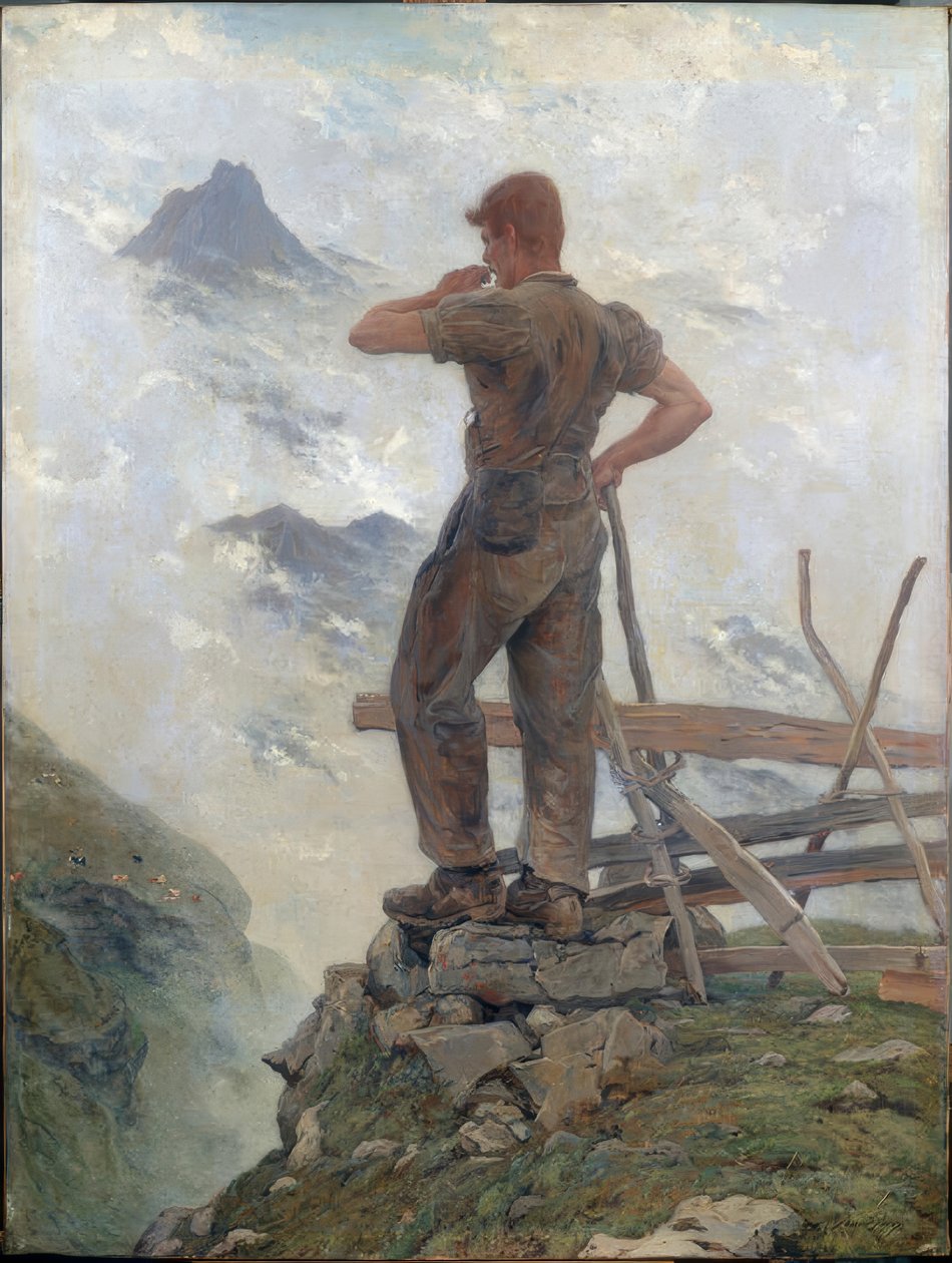 Lioba! Bernin Oberlandin paimen, joka kutsuu laumaansa takaisin tekijältä Auguste Baud-Bovy